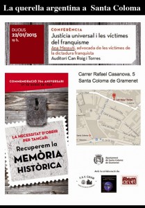 Conferència Ana Messuti Santa Coloma