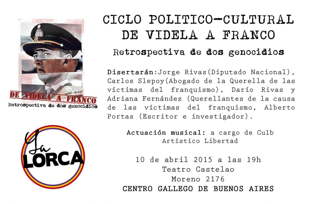 Ciclo de Videla a Franco La Lorca